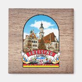 Deutschland Freising Vintage souvenir マグネット (正面)