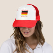 Deutschland German Flag Red Personalization  キャップ (インサイチュ)