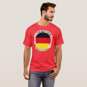 Deutschland-Germany-Alemania Art Shield Tシャツ (正面フル)