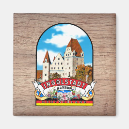 Deutschland Ingolstadt Vintage souvenir マグネット