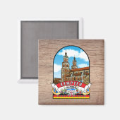 Deutschland Kempten Vintage souvenir マグネット (正面/裏面)