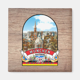 Deutschland München Vintage souvenir マグネット