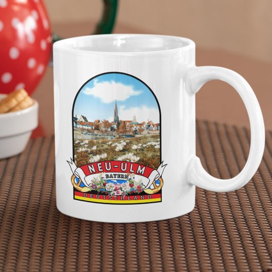 Deutschland Neu-Ulm Vintage souvenir コーヒーマグカップ