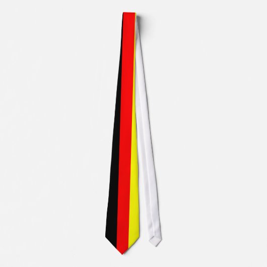 Deutschland Schlips schwarz-rot-gold Flagge ネクタイ (正面)
