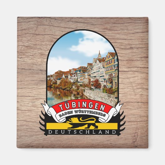 Deutschland Tübingen Vintage souvenir マグネット (正面)