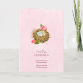 Deux Coeurs Un Nid - Two Hearts One Nest French カード (裏面)