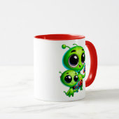 Deux extraterrestres super mignons à l'attaque. マグカップ (正面右)