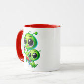 Deux extraterrestres super mignons à l'attaque. マグカップ (正面左)