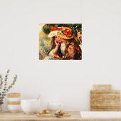 Deux Soeurs - Two Girls Reading ポスター (キッチン)