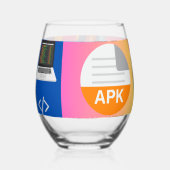 Dev Drinking Glasses ステムなしワイングラス (正面)
