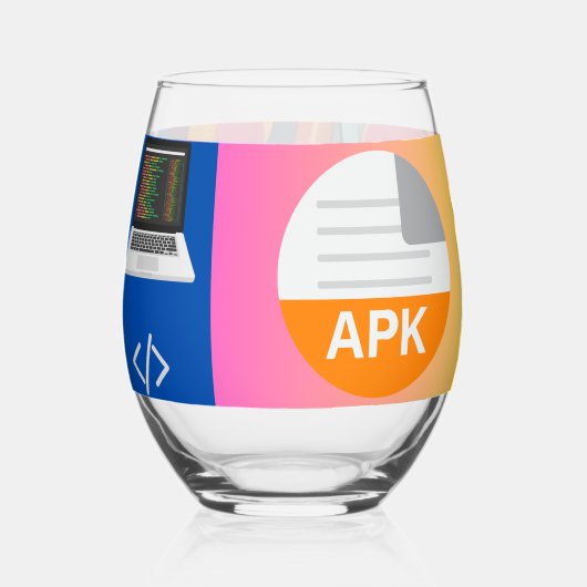 Dev Drinking Glasses ステムなしワイングラス (正面)