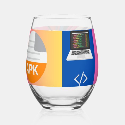Dev Drinking Glasses ステムなしワイングラス (右)