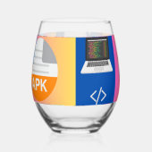 Dev Drinking Glasses ステムなしワイングラス (左)