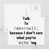 dev_null_black_transparent.png ポストカード (正面/裏面)