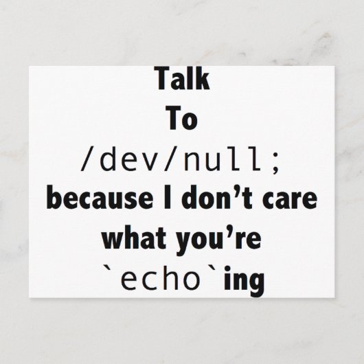 dev_null_black_transparent.png ポストカード (正面)