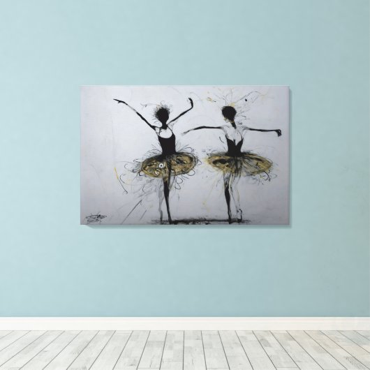 Devant et Derriere キャンバスプリント (インサイチュ (ウッドフロア))