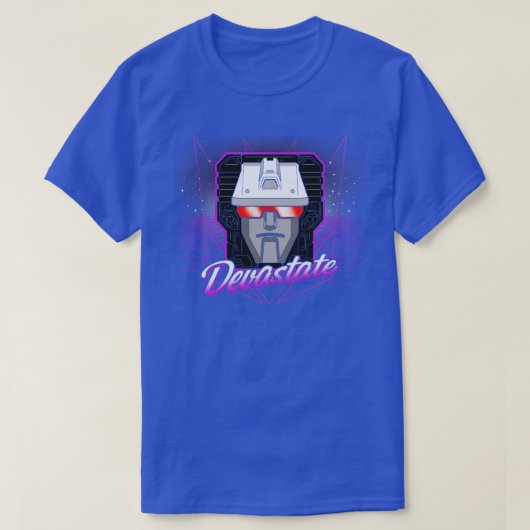 Devastate 80s悪役ロボットG1漫画ミーム Tシャツ (デザイン正面)