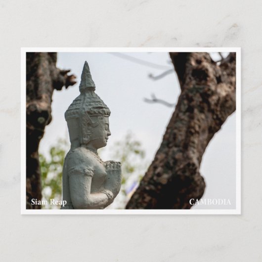 Devata Sculpture Angkor Wat Postcard シーズンポストカード (正面)