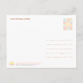 Devata statue Siem Reap Cambodia Postcard シーズンポストカード (裏面)