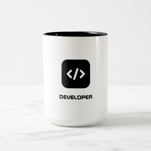 developer ツートーンマグカップ (中央)