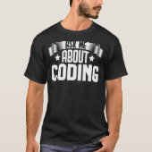 Developer 頼 Programmer Coderのコーディングについて Tシャツ (正面)
