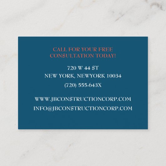 Developer Architectリモート・建物建築 名刺 (裏面)