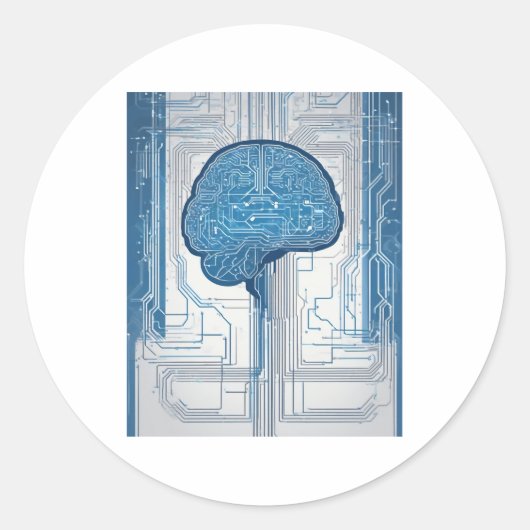 Developer Code Logic Geometric Tee for Software En ラウンドシール (正面)