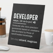 Developer Dictionary Definition Funny developers 台座サイン (インサイチュ)