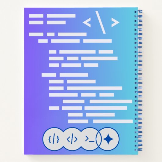Developer Notebook – Code-Inspired Journal for Pro ノートブック (裏面)