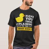 Developer Programming Duck Rubber Duck animal love Tシャツ (正面)