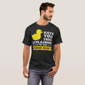Developer Programming Duck Rubber Duck animal love Tシャツ (正面フル)