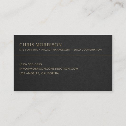 Development Services Hard Hat Professional 名刺 (裏面)