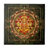 Devi Lakshmi Stotram- Shri Yantra タイル (正面)