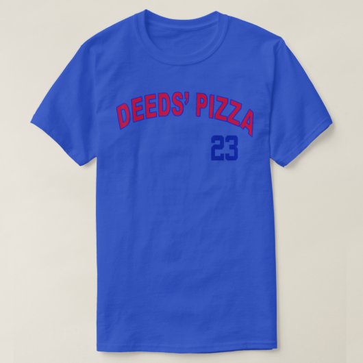 Devies Pizza Baseball Tシャツ (デザイン正面)