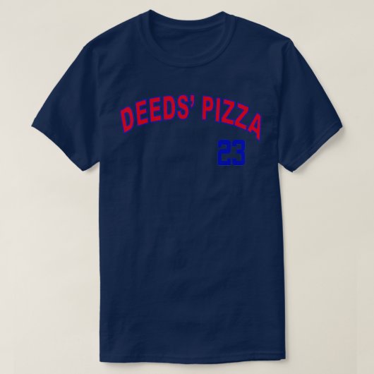 Devies Pizza Baseball Tシャツ (デザイン正面)