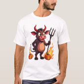Devil Cow Mischief Tシャツ (正面)