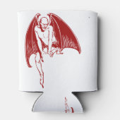 Devil Evil Demon Monster Wings Gothic 缶クーラー (裏面)