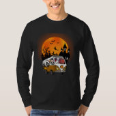 Devil Ghost Skeleton Dracula Grim Reaper Halloween Tシャツ (正面)