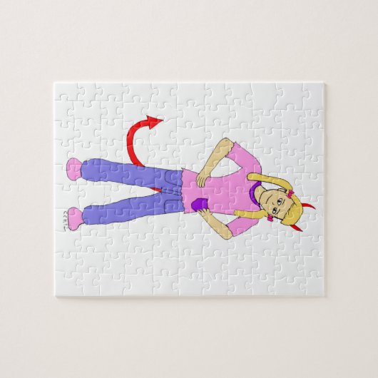 devil girl ジグソーパズル (横)