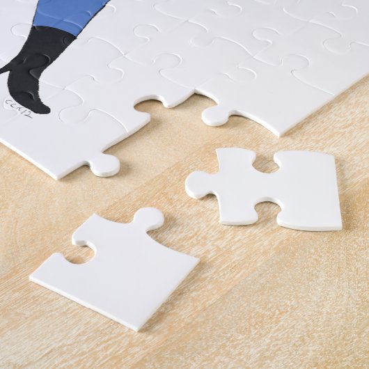 devil girl   ジグソーパズル (側面)