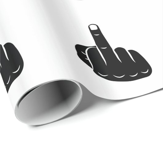 Devil Horns sign language pictogram for rock music ラッピングペーパー (ロールコーナー)