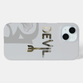 DEVIL iPhoneケーストレンド抽象芸術白黒 Case-Mate iPhoneケース (裏面 (横))