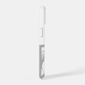 DEVIL iPhoneケーストレンド抽象芸術白黒 iPhone 15ケース (右側面)
