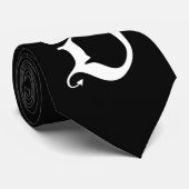 Devil (white print) ネクタイ (ロール)