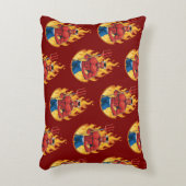 Devil with trident アクセントクッション (正面(垂直))