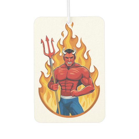 Devil with trident カーエアーフレッシュナー (正面)