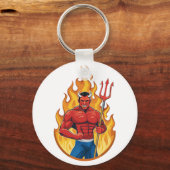 Devil with trident キーホルダー (裏面)