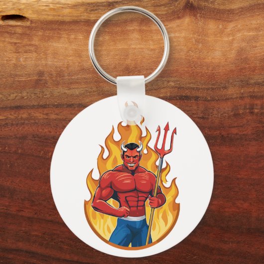 Devil with trident キーホルダー (裏面)