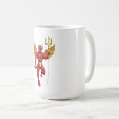 Devil with trident コーヒーマグカップ (正面右)