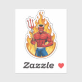 Devil with trident シール (シート)